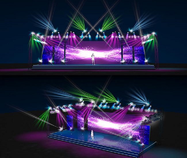 舞臺(tái)燈光搭建